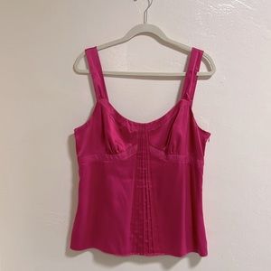 Ann Taylor Hot pink Blouse